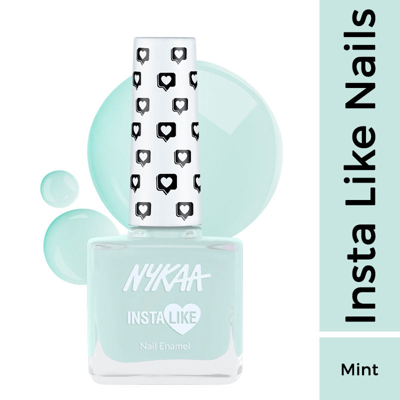 Nykaa InstaLike Long Lasting Nail Enamel - Mint Mania 356