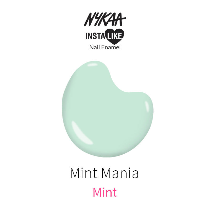 Nykaa InstaLike Long Lasting Nail Enamel - Mint Mania 356
