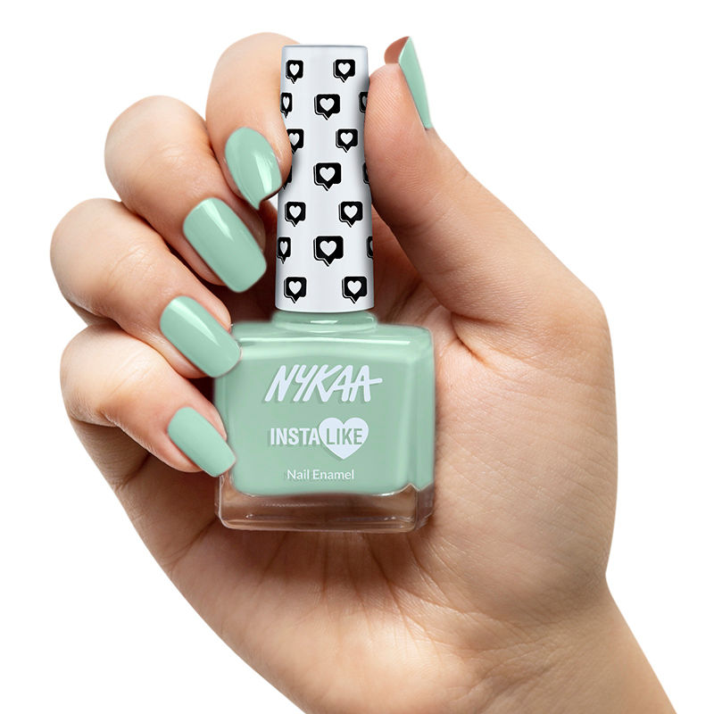 Nykaa InstaLike Long Lasting Nail Enamel - Mint Mania 356
