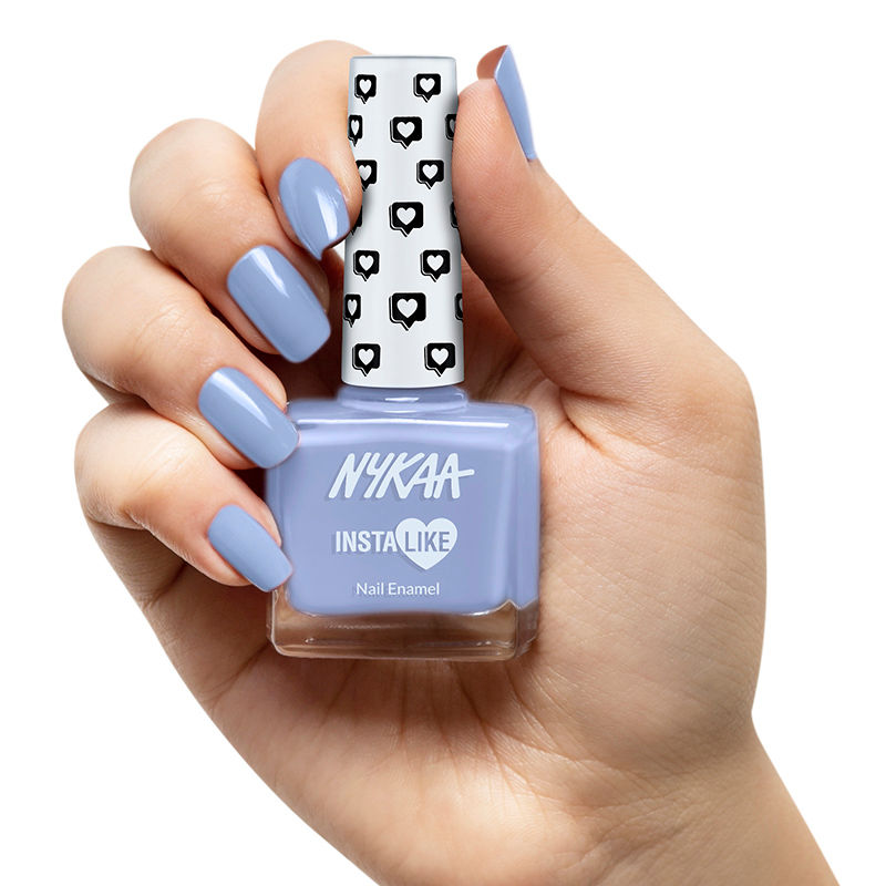 Nykaa InstaLike Long Lasting Nail Enamel - Blue Boomerang 359