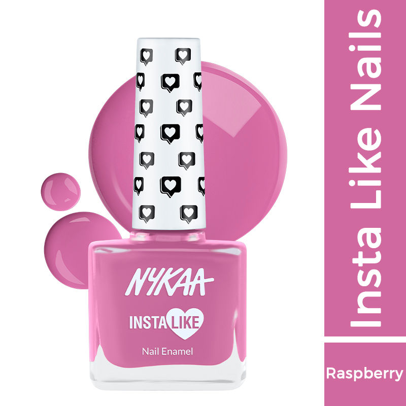 Nykaa InstaLike Long Lasting Nail Enamel - Merry Raspberry 361