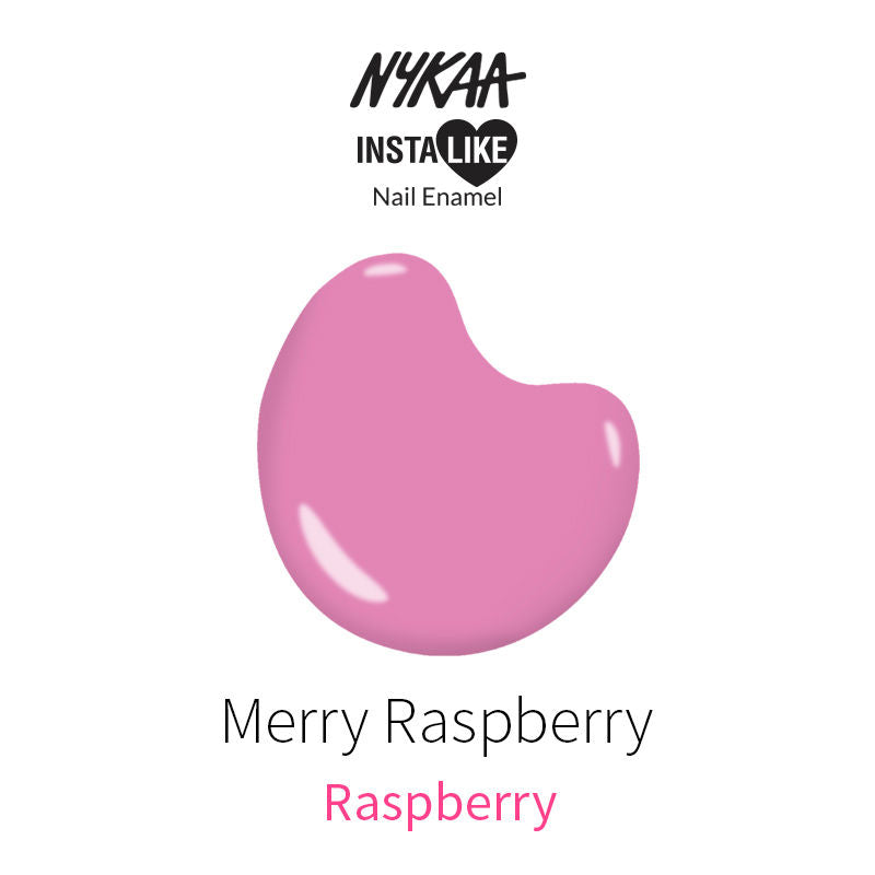 Nykaa InstaLike Long Lasting Nail Enamel - Merry Raspberry 361