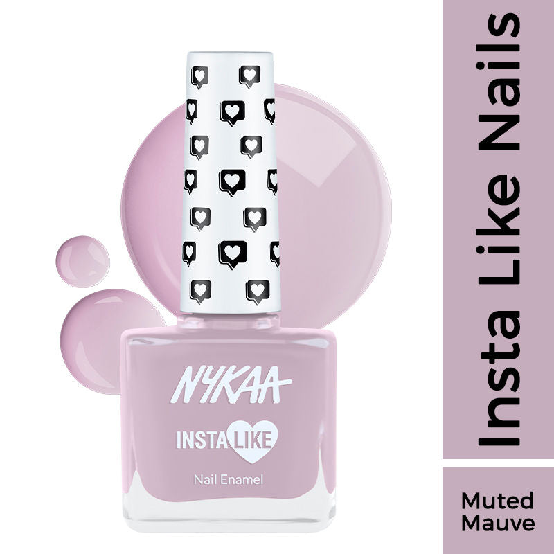 Nykaa InstaLike Long Lasting Nail Enamel - Mauve Mood 362