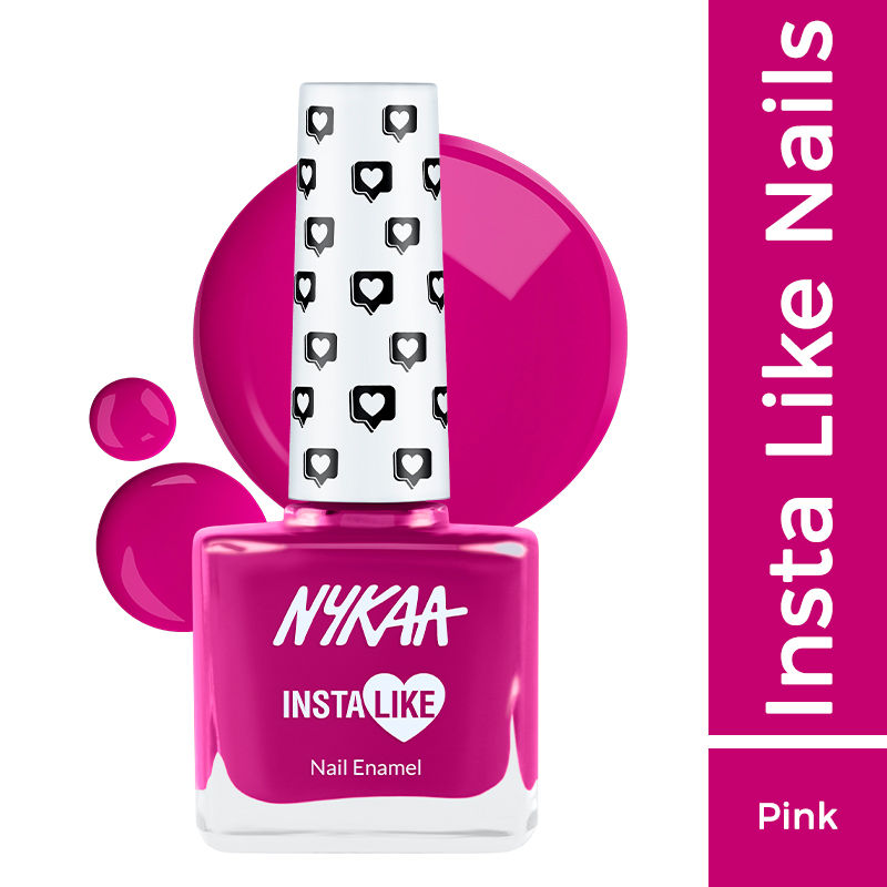 Nykaa InstaLike Long Lasting Nail Enamel - Pink Party 363