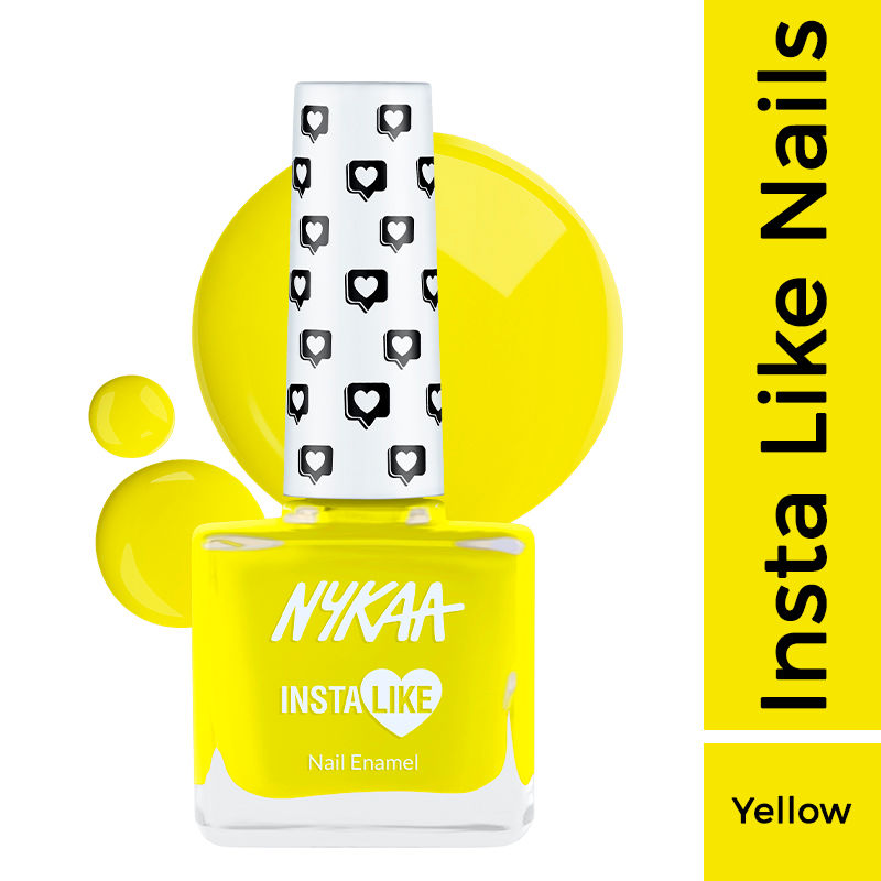 Nykaa InstaLike Long Lasting Nail Enamel - Sunshine Selfie 368