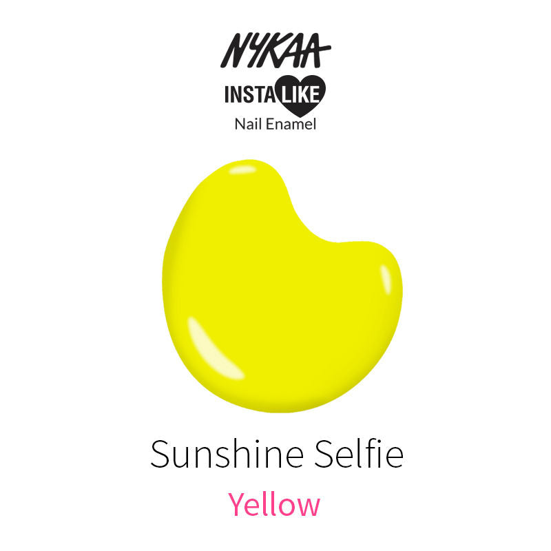 Nykaa InstaLike Long Lasting Nail Enamel - Sunshine Selfie 368