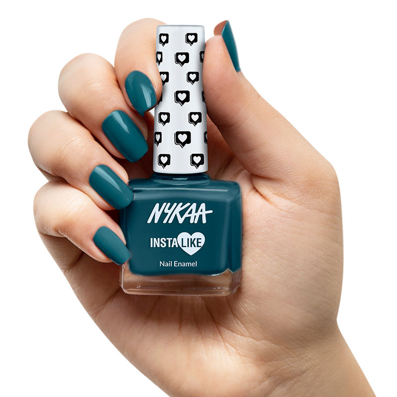 Nykaa InstaLike Long Lasting Nail Enamel - Teal TBT 369