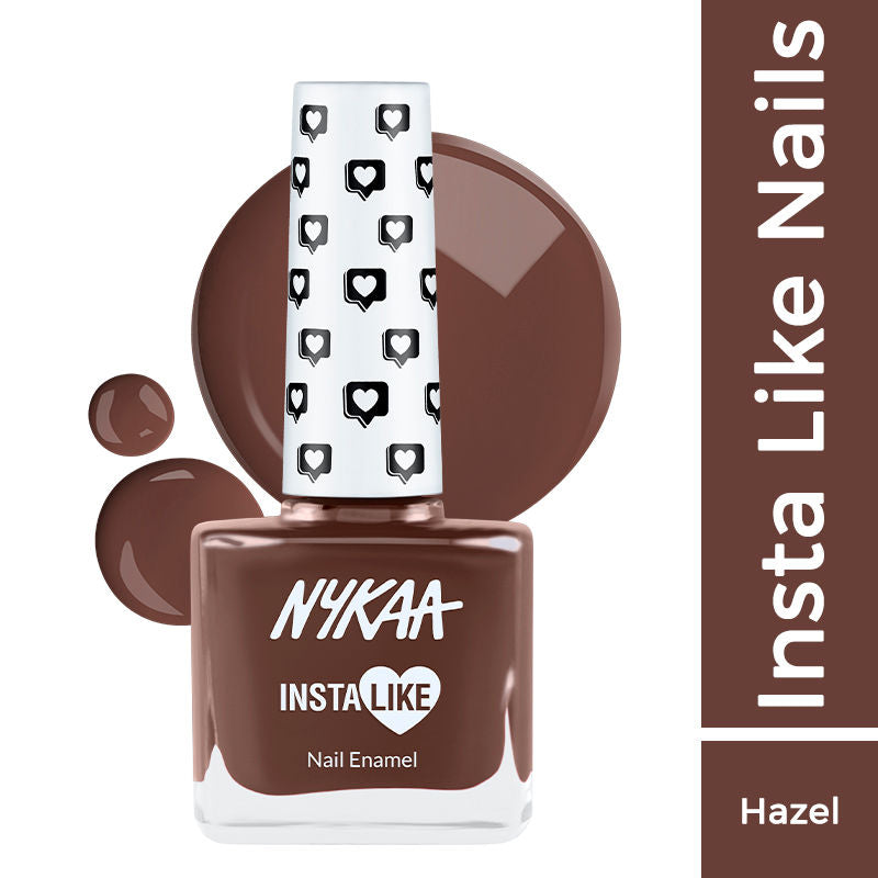 Nykaa InstaLike Long Lasting Nail Enamel - Coffee Club 370