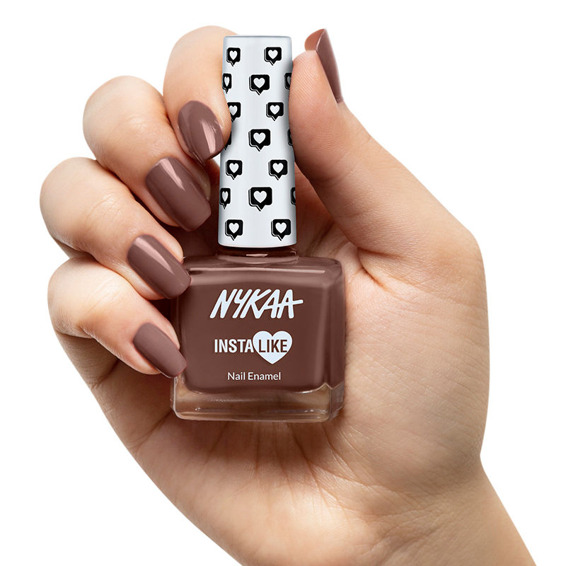 Nykaa InstaLike Long Lasting Nail Enamel - Coffee Club 370