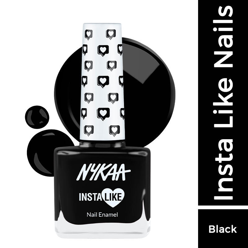 Nykaa InstaLike Long Lasting Nail Enamel - Black Friday 371