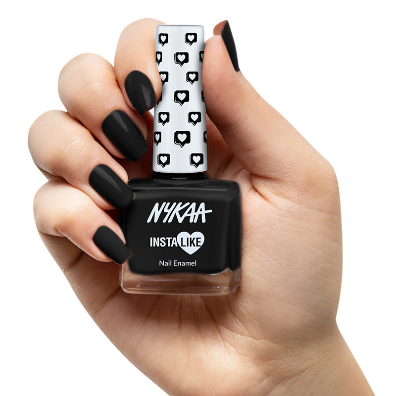 Nykaa InstaLike Long Lasting Nail Enamel - Black Friday 371