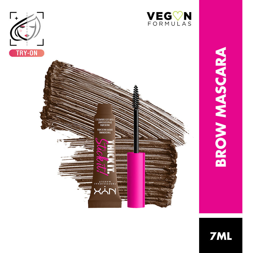 NYX Professional Makeup Thick It Stick It Brow Mascara - Brunette (7ml)