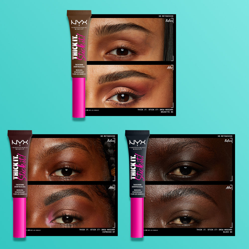 NYX Professional Makeup Thick It Stick It Brow Mascara - Brunette (7ml)