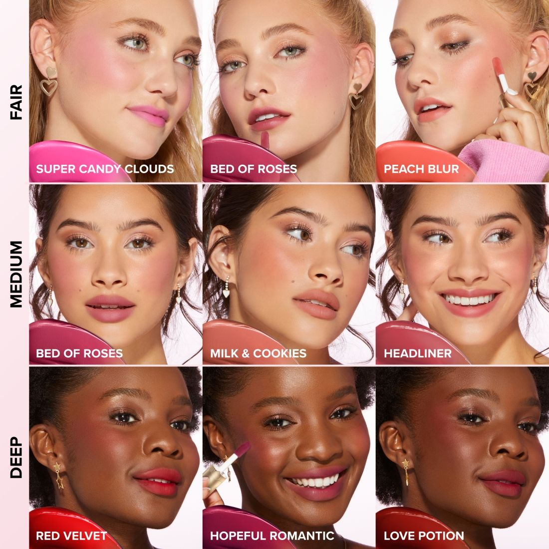 Too Faced Cloud Crushed Whipped Nude Lip & Cheek Color - Headliner (4.3g)