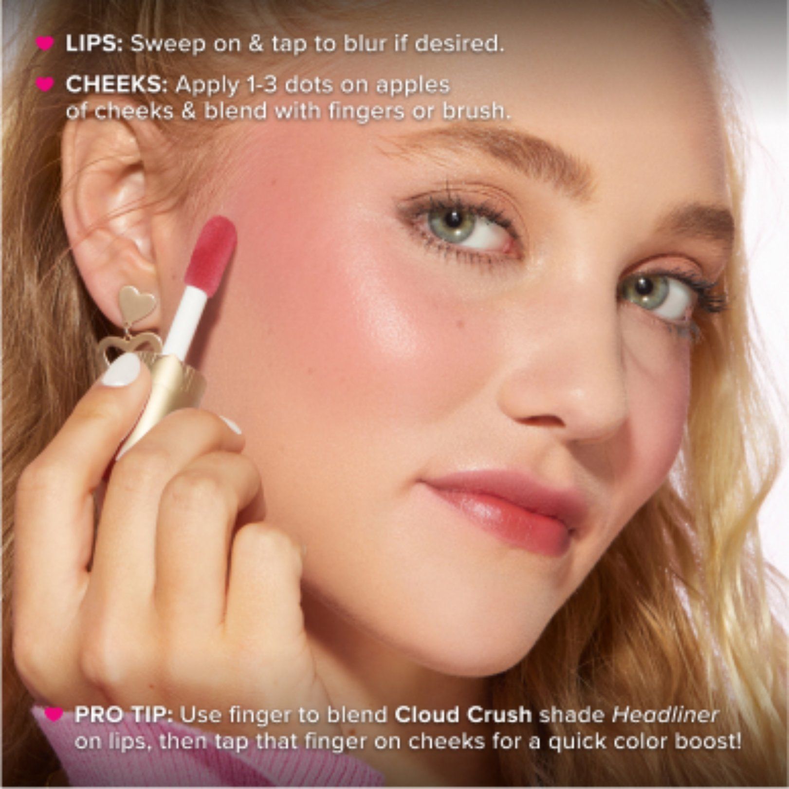 Too Faced Cloud Crushed Whipped Nude Lip & Cheek Color - Headliner (4.3g)