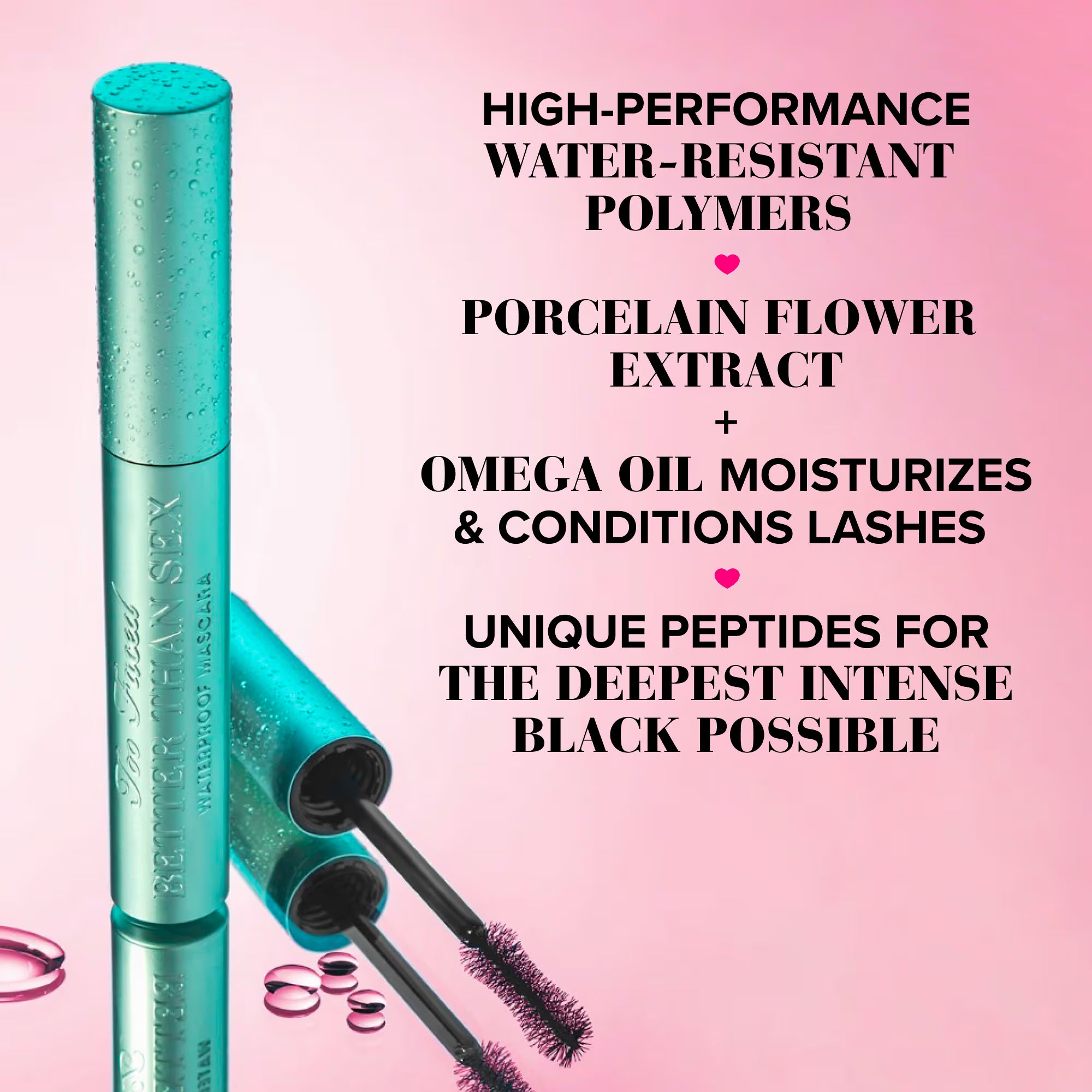 Too Faced - Better Than Sex Mascara - Waterproof Black (8ml)
