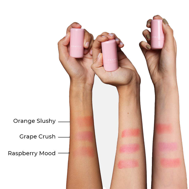 Praush Beauty Juicy Jelly Tint & Blush For Lips & Cheeks- Raspberry Mood (5g)