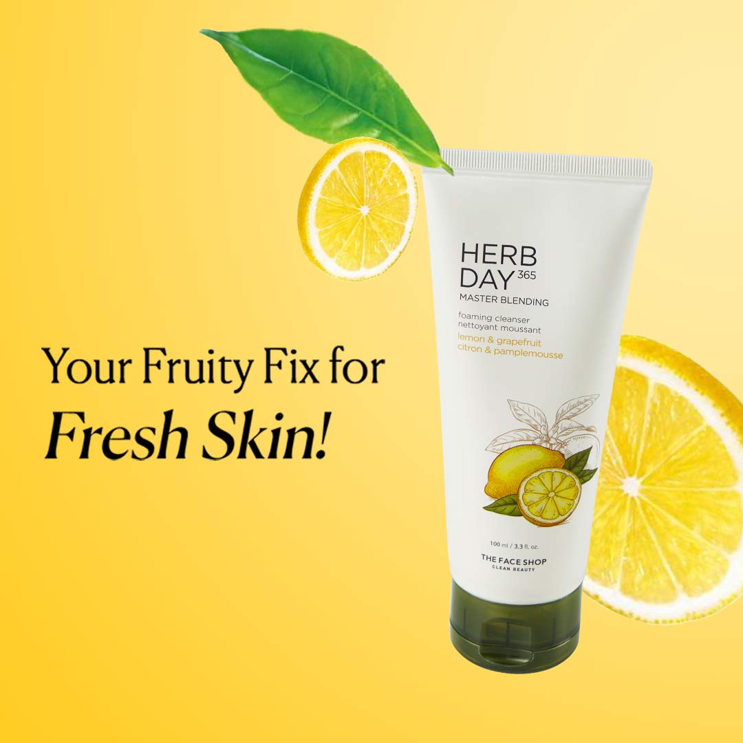 Affiliate Herb Day 365 Foaming Cleanser - Lemon & Grapefruit (100ml)