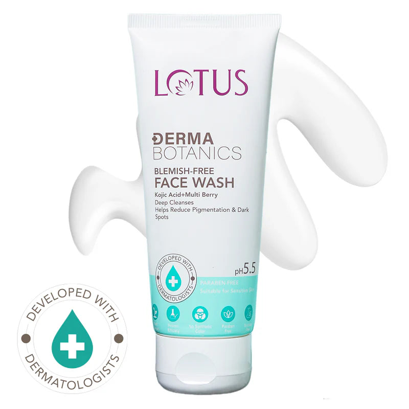 Lotus Herbals - Dermabotanics Kojic Acid + Multi Berry Blemish Free Facewash