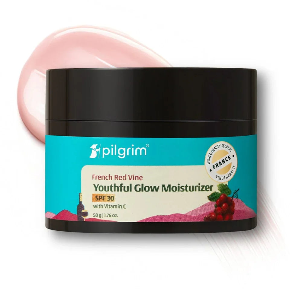 PILGRIM FRENCH RED VINE YOUTHFUL GLOW MOISTURIZER-50G