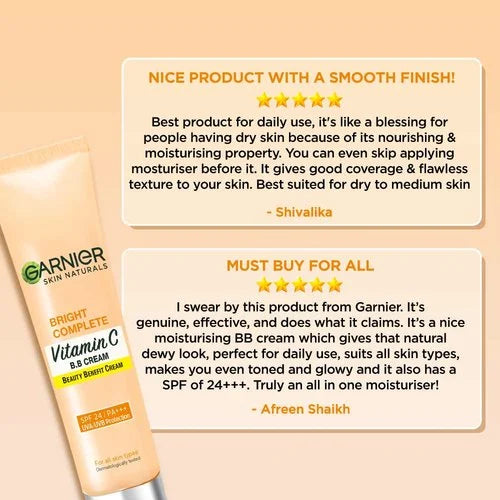 Garnier - Vitamin C B.B Cream Spf 24 PA+++ (30G)