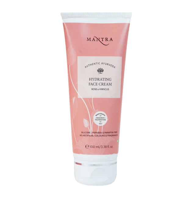 Mantra Hydrating Face Cream Rose & Hibiscus 100ml