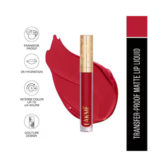 Lakme - Rouge Bloom Matte Liquid Lipstick (3.5ml)