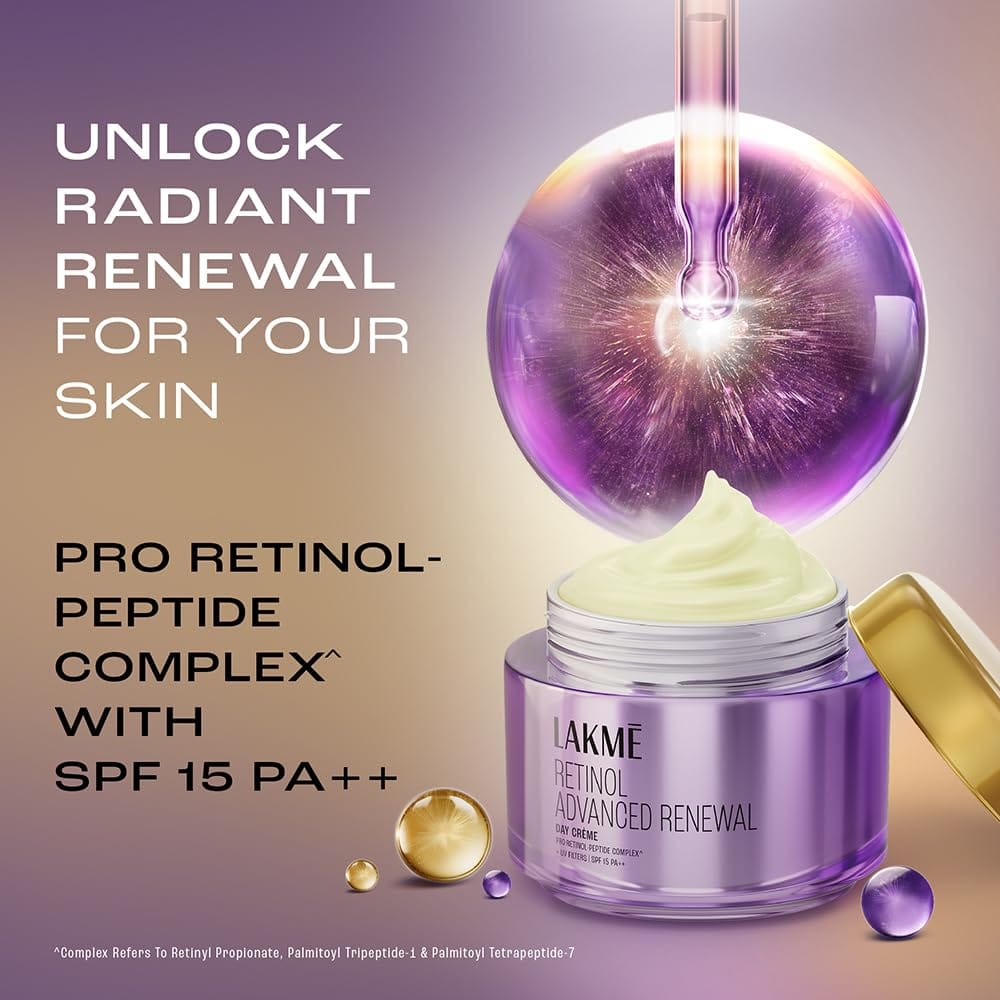 Lakme - Skin Ultime Collection Retinol Advanced Renewal Day Creme (50g)