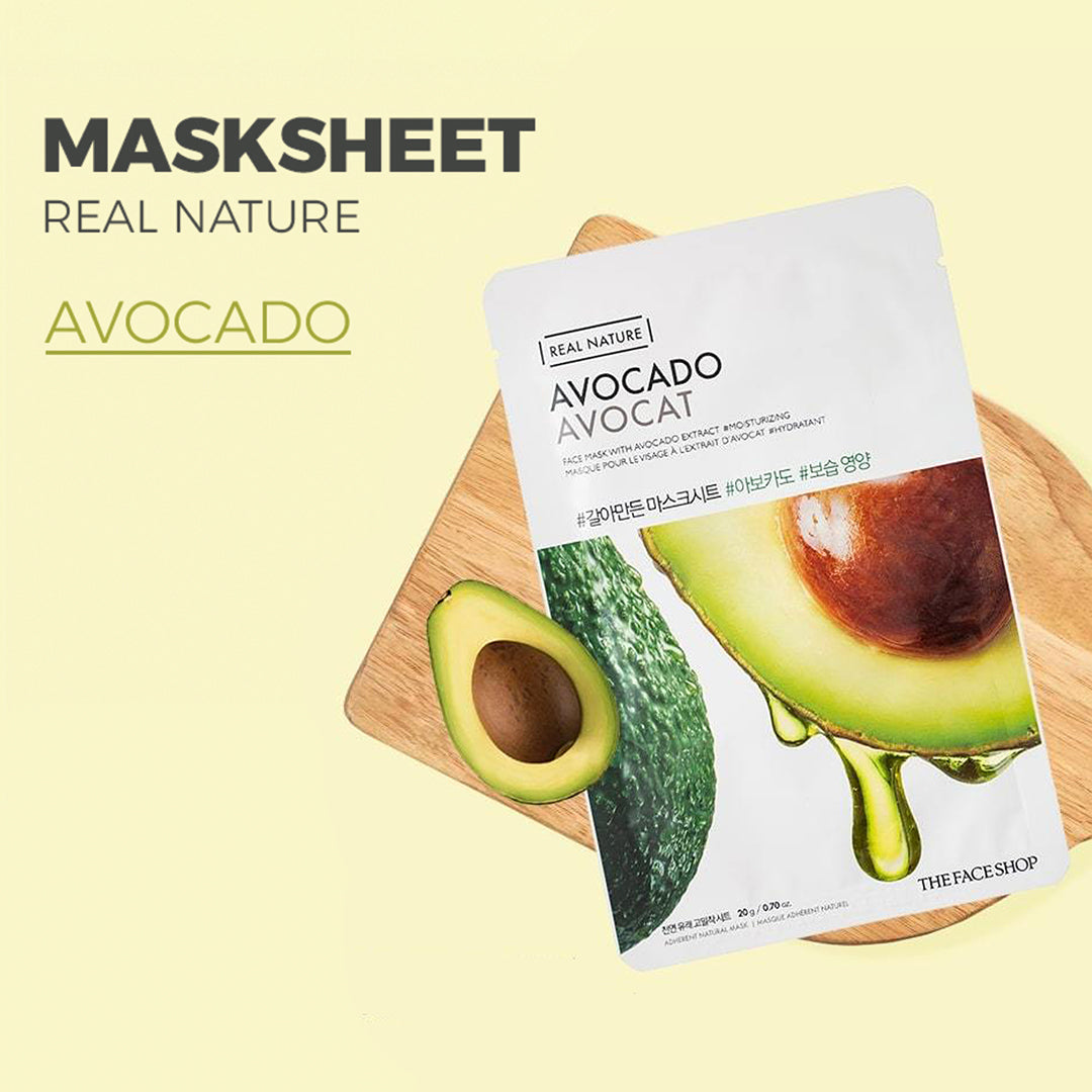 The Face Shop Real Nature Avocado Face Mask 20g