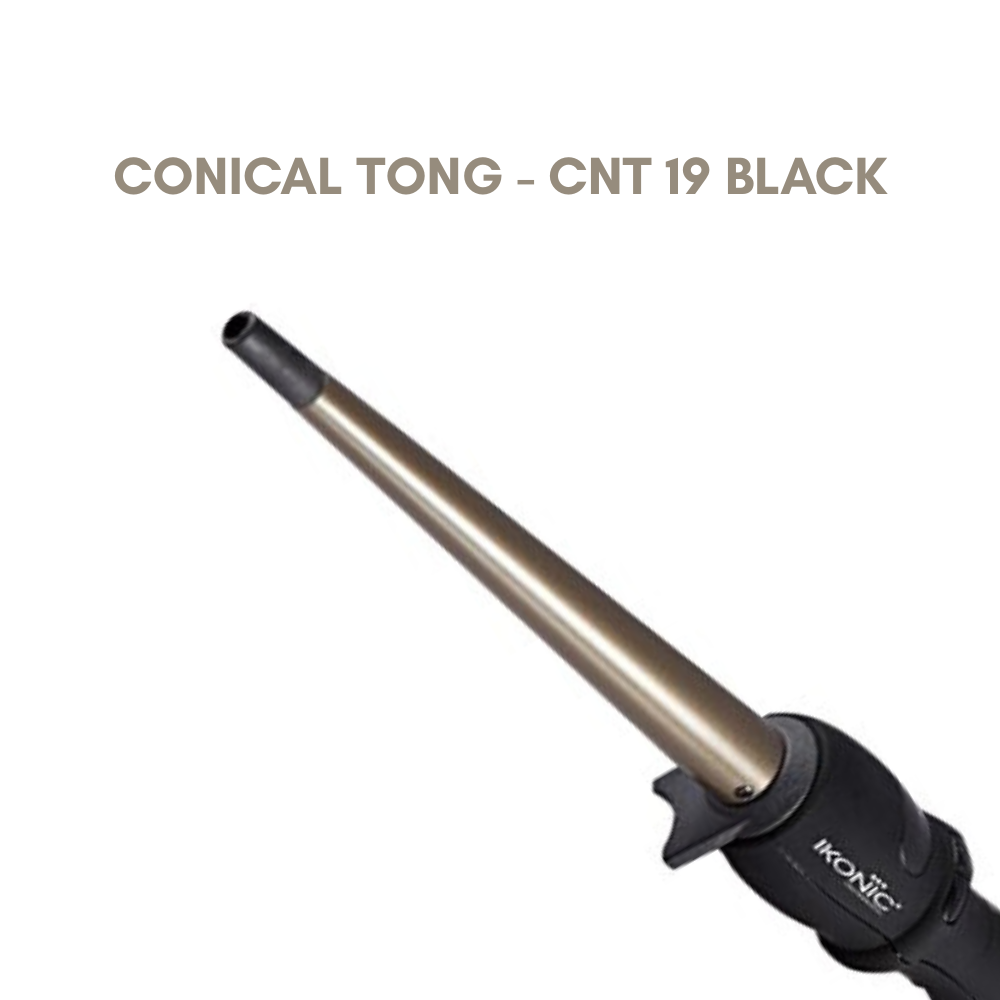 Ikonic Conical Tong - Cnt 25 Black