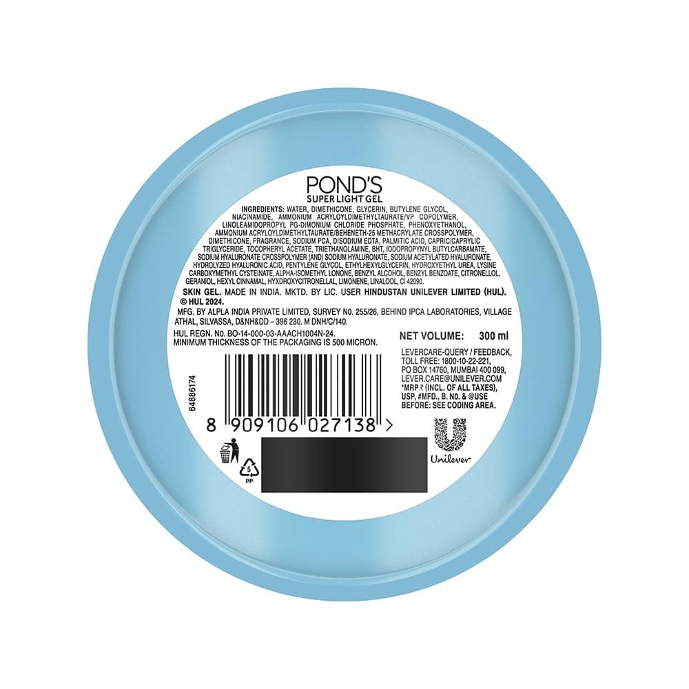 POND'S - Hydra Miracle With Cera - Hyamino Super Light Gel (300ML)