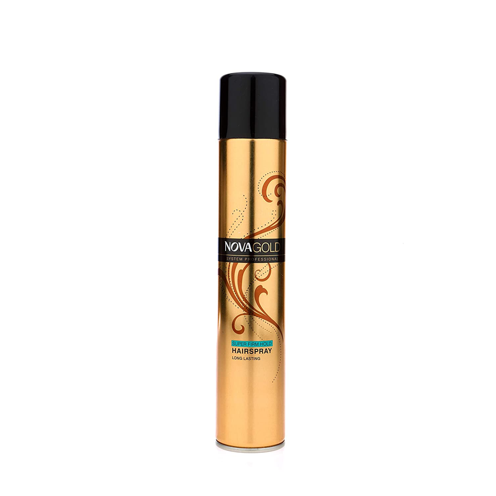 NOVAGOLD SYSTEM PROFESSIONAL SUPER FIRM HOLD HAIR SPRAY LONG LASTING 400ML