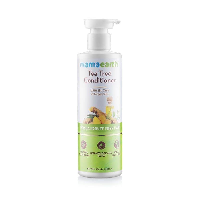 Mamaearth Tea Tree Conditioner with Tea Tree & Ginger Oil for Dandruff Free Hair (250mL)