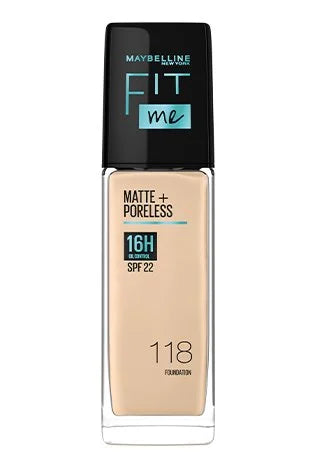 Maybelline New York - Fit Me Matte+Poreless Liquid Foundation With Pump
