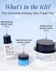Belif Holiday Kit | Moisturizing Bomb Toner (20ml), Moisturizing Eye Bomb (5ml) & Cream (50ml) | Travel & Gift Set