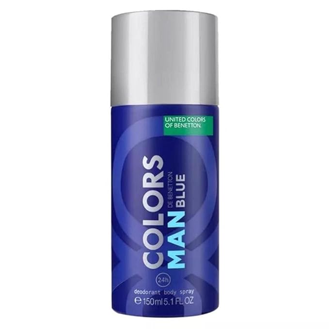 Benetton UNITED COLORS OF BENETTON Man Blue Deodorant Body Spray For Men 150ml
