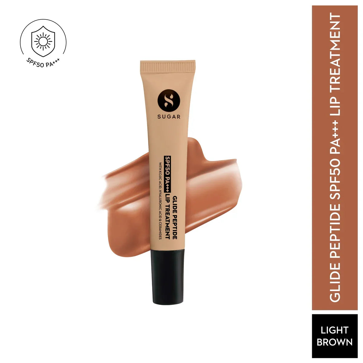 Sugar Glide Peptide SPF50 PA+++ Lip Treatment 10ml 02 Caramel Crepe