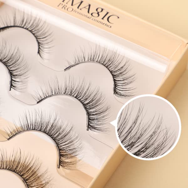 Imagic Makeup 3d Handmade Eyelashes 5 Pairs F-03