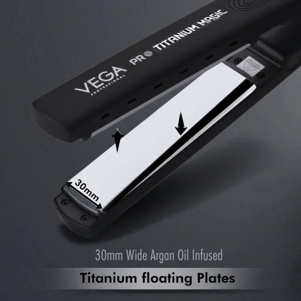 Vega – Pro Titanium Magic Hair Straightener - (VPPHS-12)