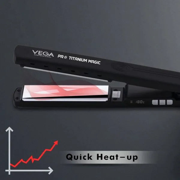 Vega – Pro Titanium Magic Hair Straightener - (VPPHS-12)