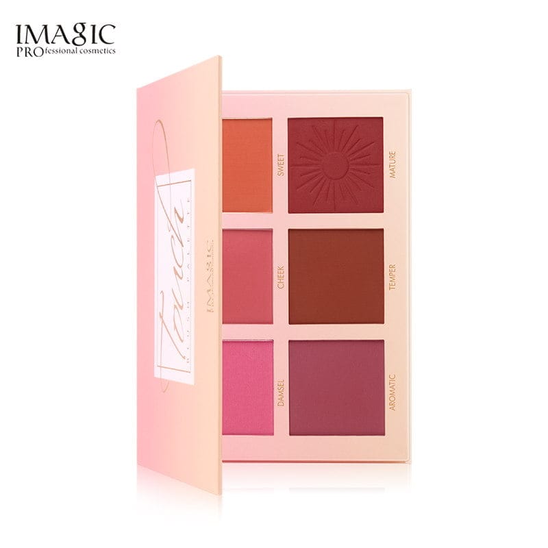 IMAGIC - 6 COLOR TOUCH BLUSH PALETTE