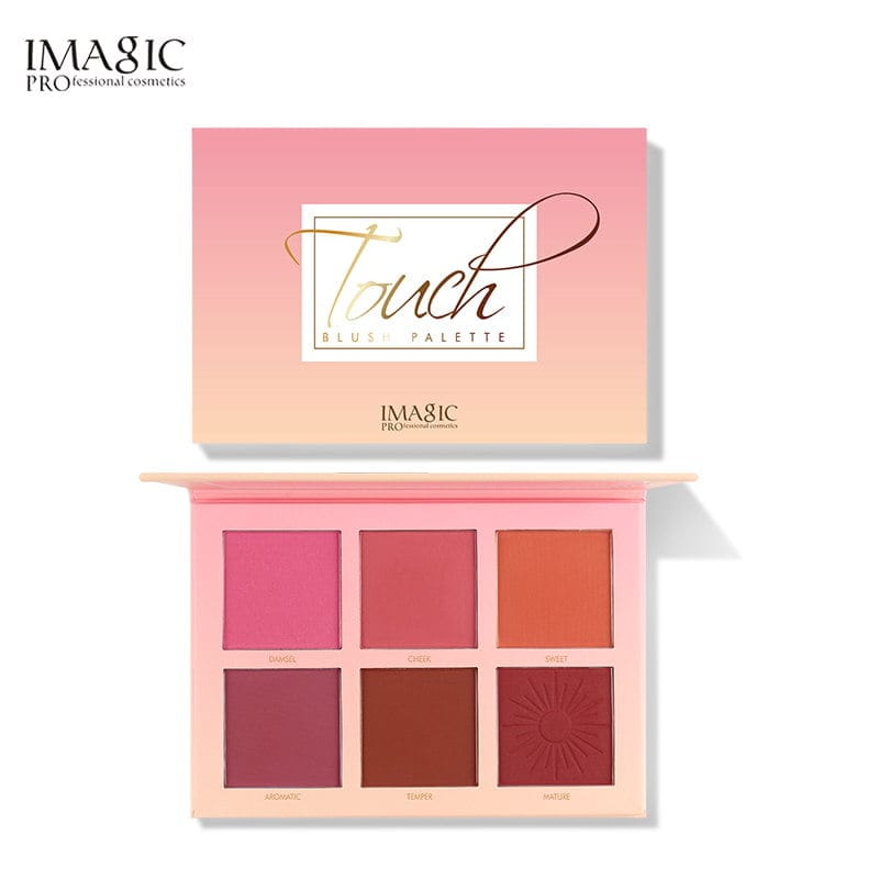 IMAGIC - 6 COLOR TOUCH BLUSH PALETTE