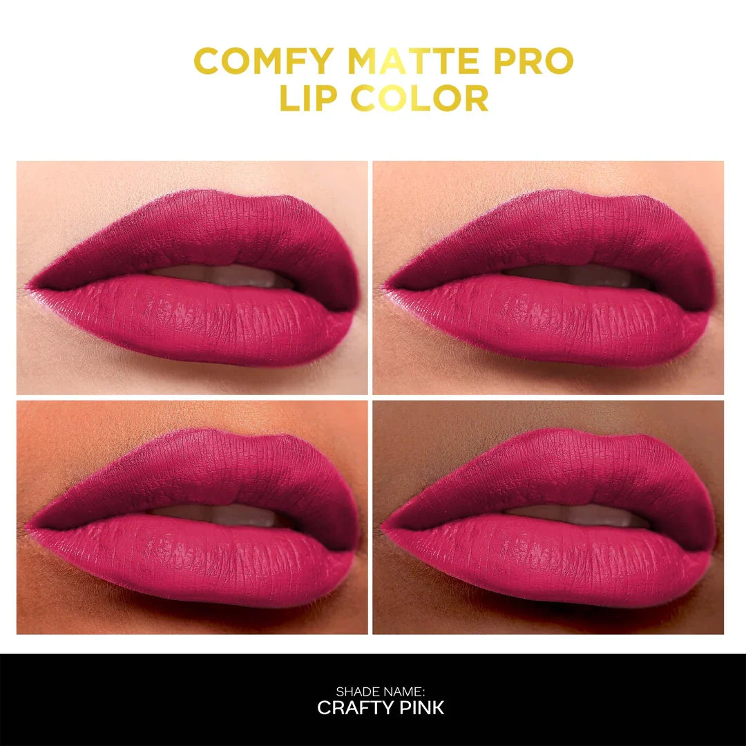 Faces Canada Comfy Matte Pro Lip Color Macadamia Oil & Olive Butter 5.5ml Rust Raisin 02