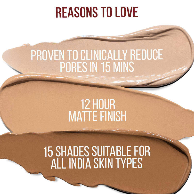 Nykaa Cosmetics Matte to Last Pore Minimizing Foundation