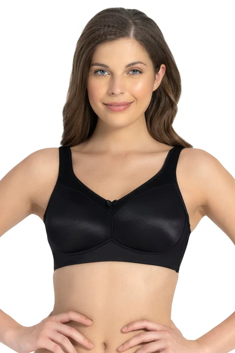 Amante Solid Padded Non-Wired Full Coverage T-Shirt Bra WHITE / 34C