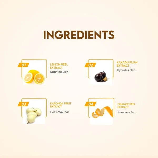 JOVEES HERBAL Jovees Lemon Face Wash With Lemon, Orange Peel & Kakadu Plum Extract 120ml