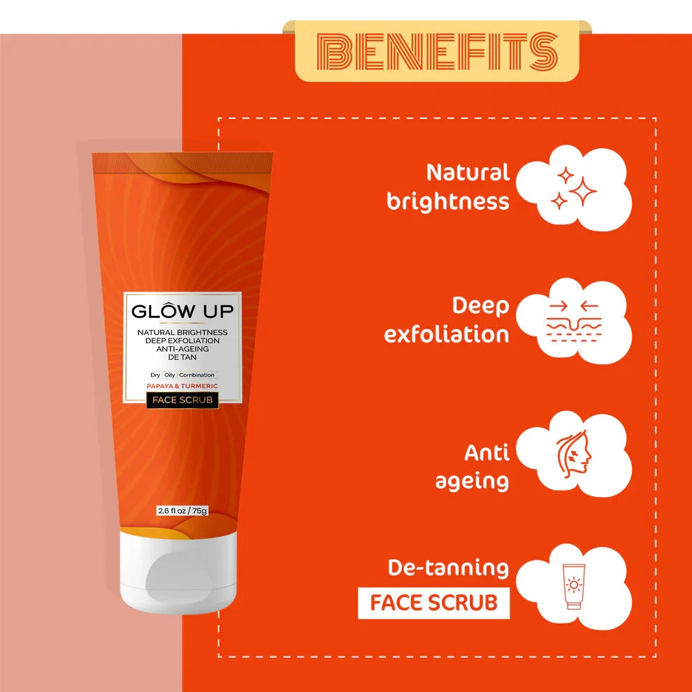 Glow Up PAPAYA & TURMERIC FACE WASH 100g