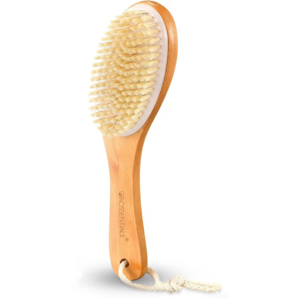 OROSSENTIALS Wooden Dry Body Brush (1pcs)