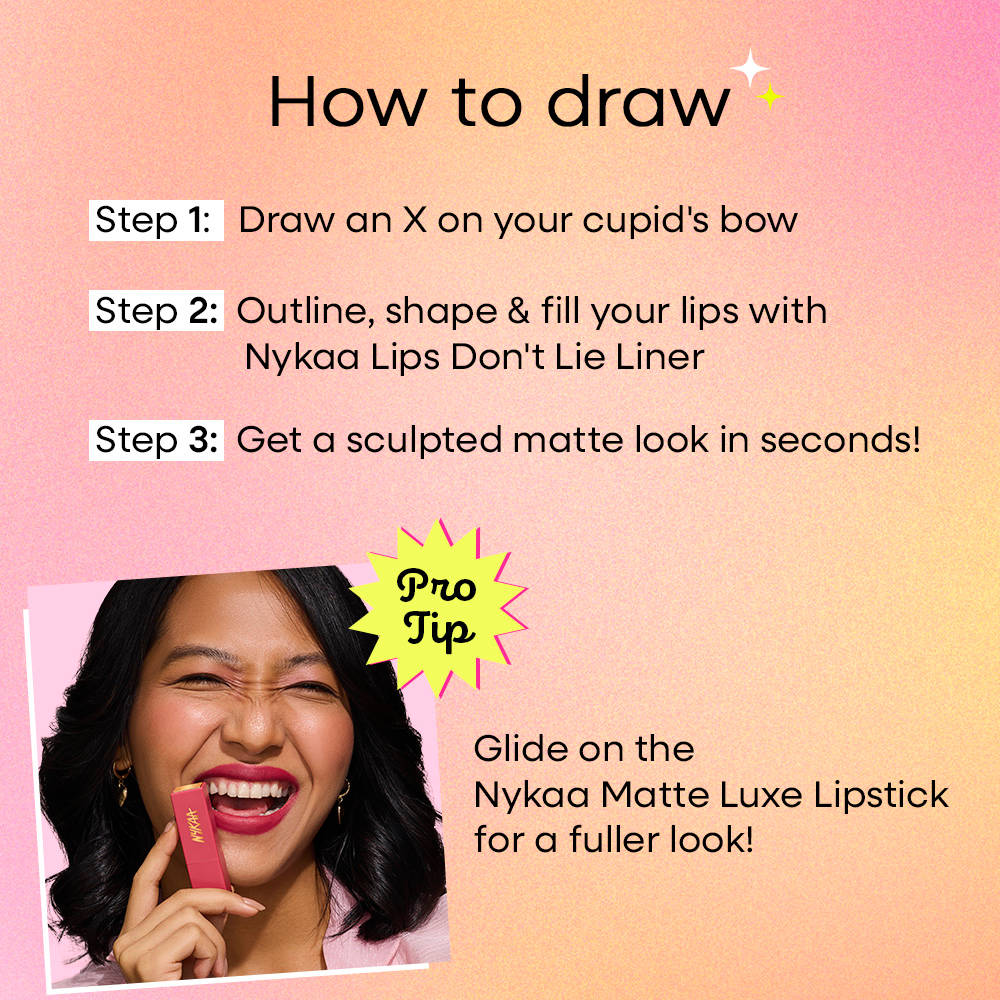 Nykaa Lips Don’t Lie! Matte Lip Liner