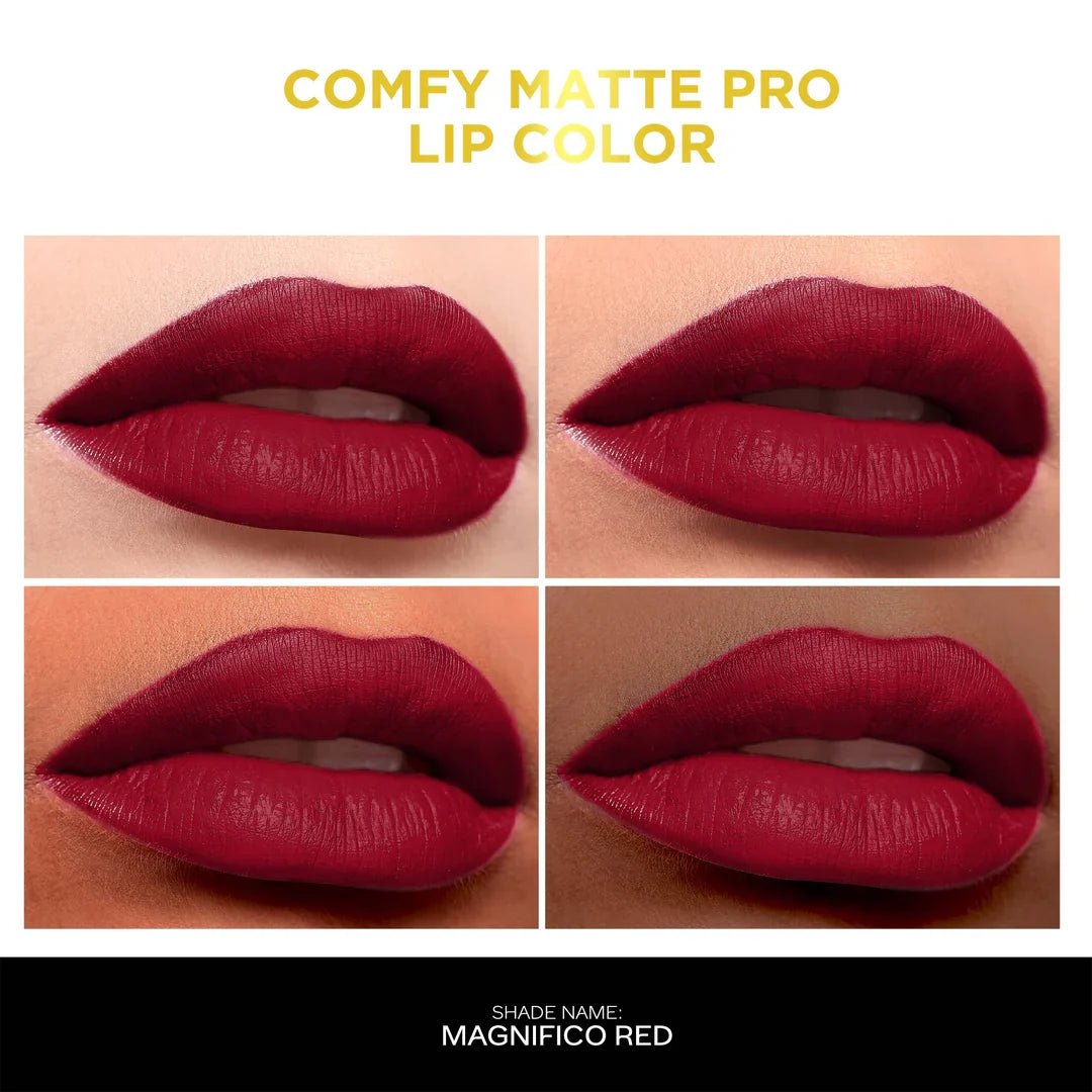 Faces Canada Comfy Matte Pro Lip Color Macadamia Oil & Olive Butter 5.5ml Rust Raisin 02